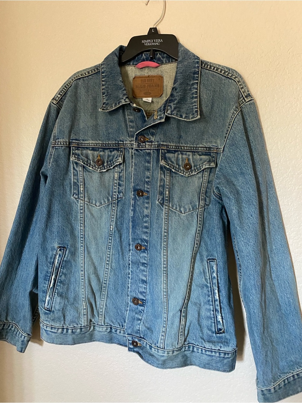 Vintage Denim Trucker Jacket - Classic Button-Up grunge 90’s